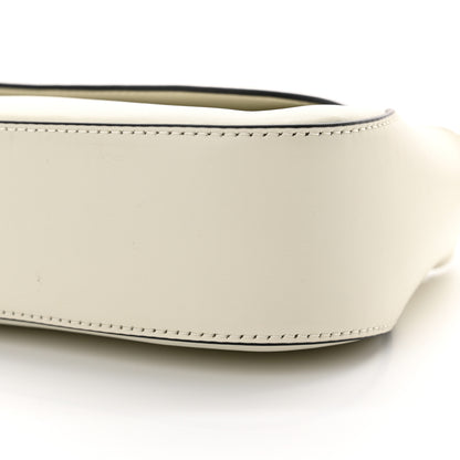 Prada Spazzolato Flap Shoulder Bag White 10 of 11