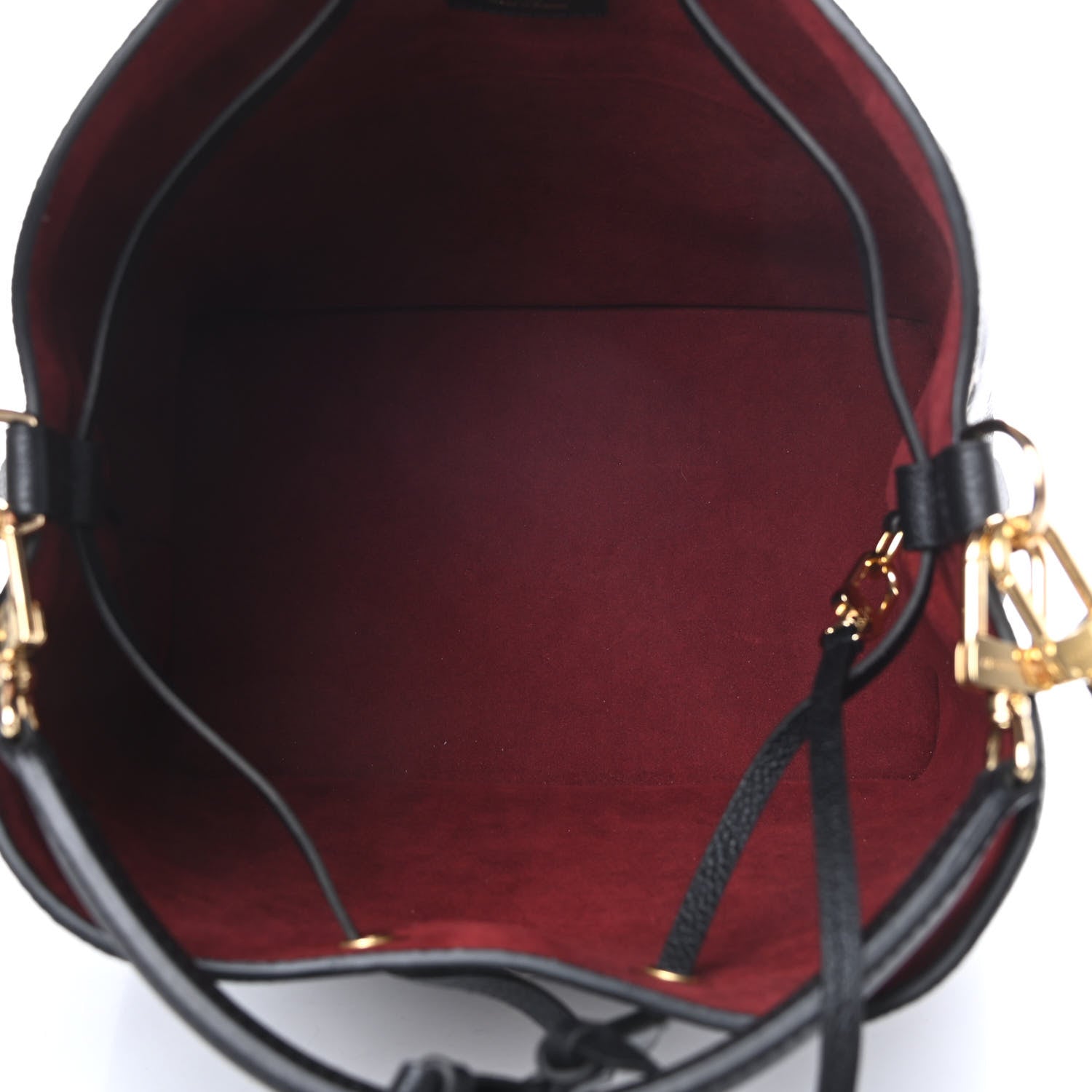 Louis Vuitton Empreinte Monogram Giant Neonoe MM Black Beige 6 of 12