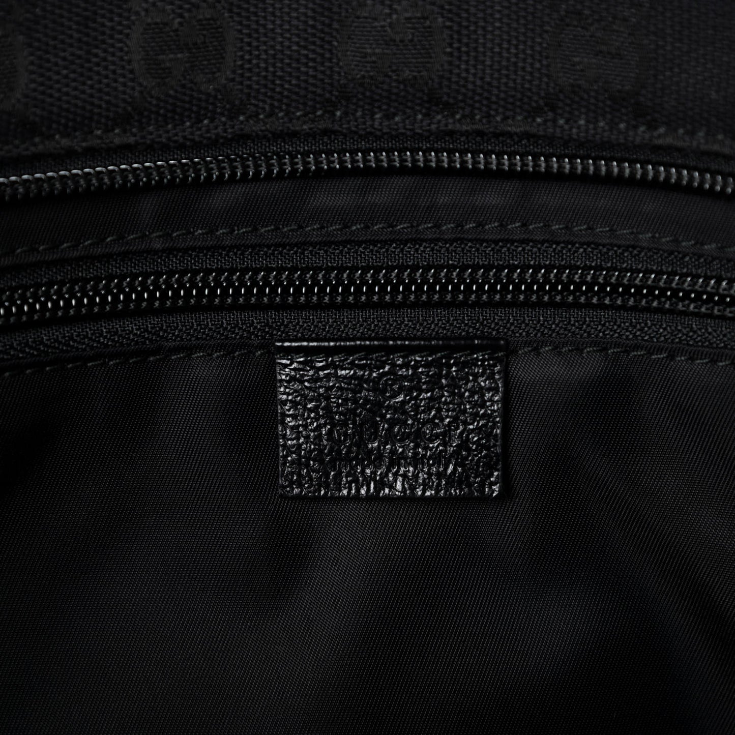 Monogram Web Large Diaper Tote Black