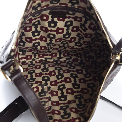 Gucci Guccissima Large D Ring Messenger Dark Brown 5 of 8