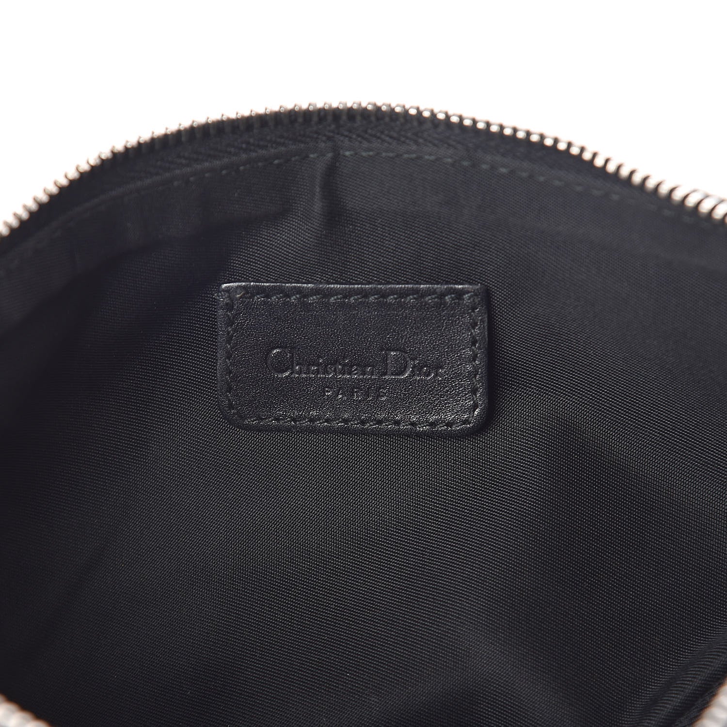 Christian Dior Monogram Mini Saddle Pochette Black 6 of 8