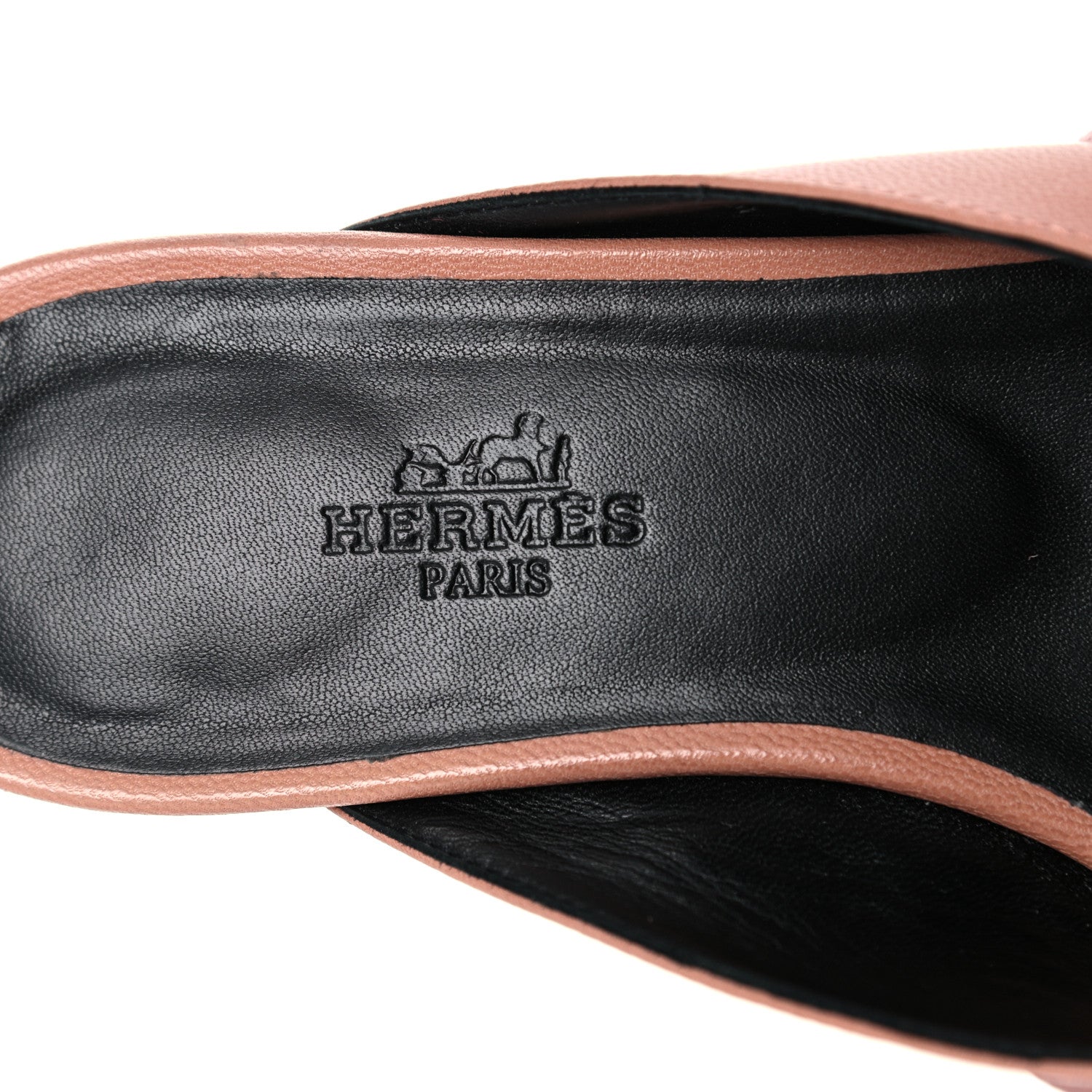 Hermes Goatskin Oz Mules 35.5 Rose Aube 7 of 13