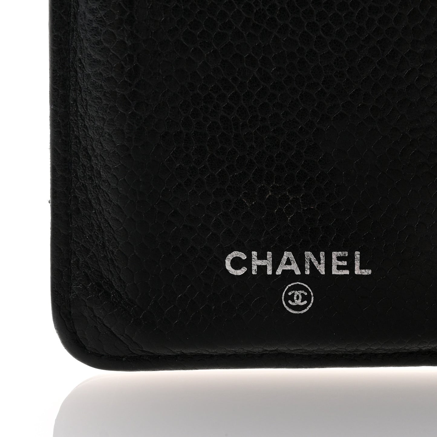 Caviar Quilted Yen Wallet Black