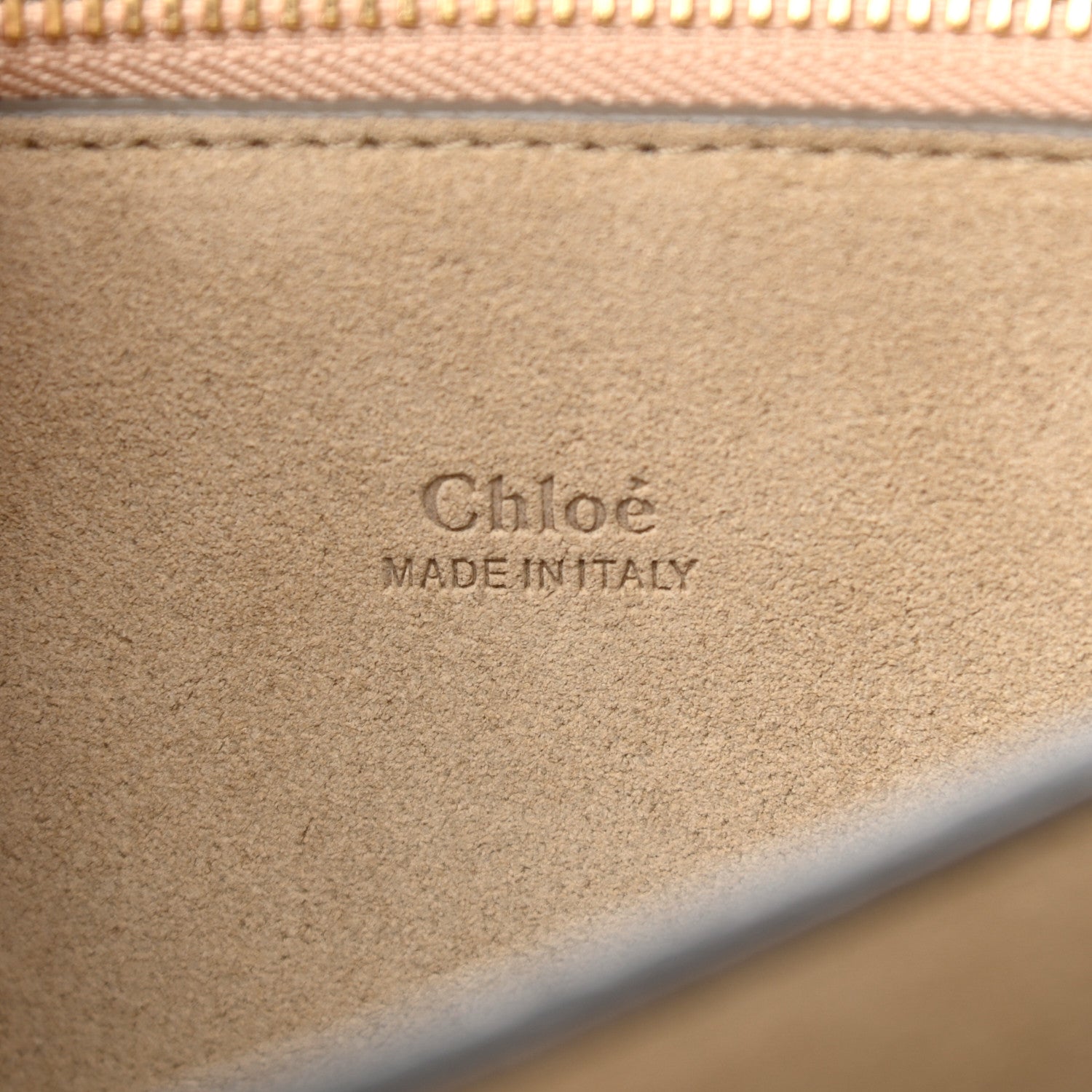 Chloe Suede Calfskin Medium Faye Shoulder Bag Caramel 6 of 10