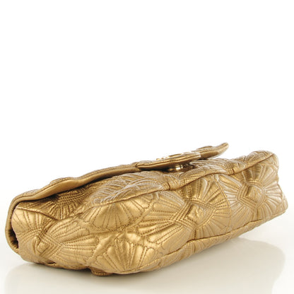 Chanel Calfskin Embroidered Ca D’Oro Flap Gold 4 of 7