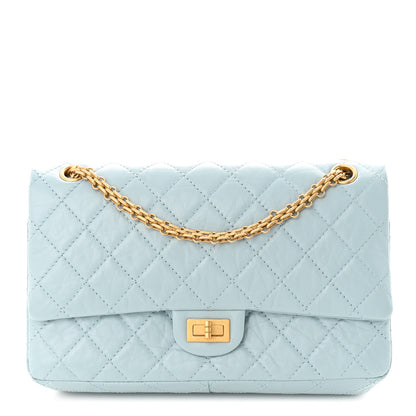 Chanel Aged Calfskin Quilted 2.55 Reissue 226 Flap Light Blue 1 of 11