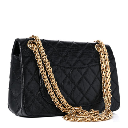 Chanel Aged Calfskin Quilted 2.55 Reissue Mini Flap Black 3 of 13