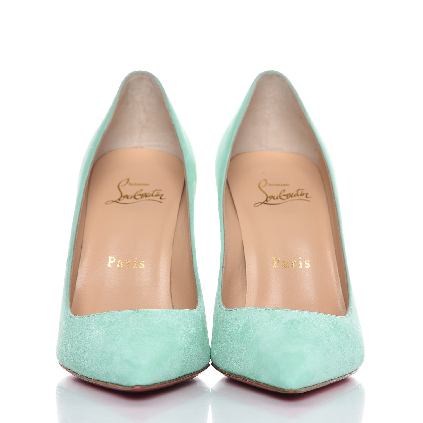 Veau Velours Decoltish 100 Pumps 36 Opal
