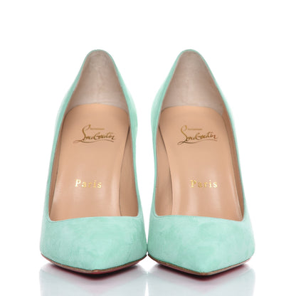 Christian Louboutin Veau Velours Decoltish 100 Pumps 36 Opal 2 of 8