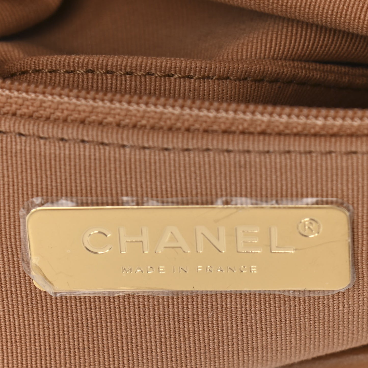 Lambskin Quilted Medium Chanel 19 Flap Brown