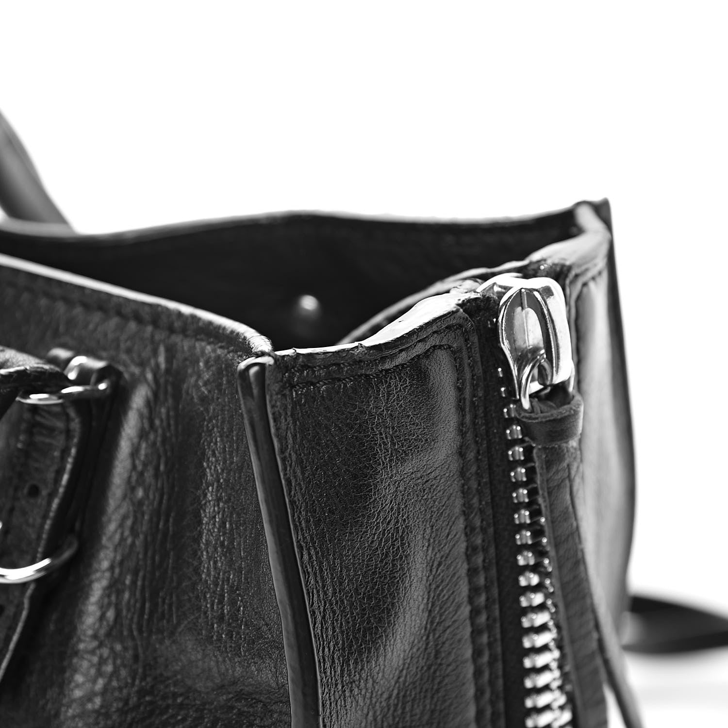 Balenciaga Calfskin Papier Mini A4 Tote Black 12 of 13