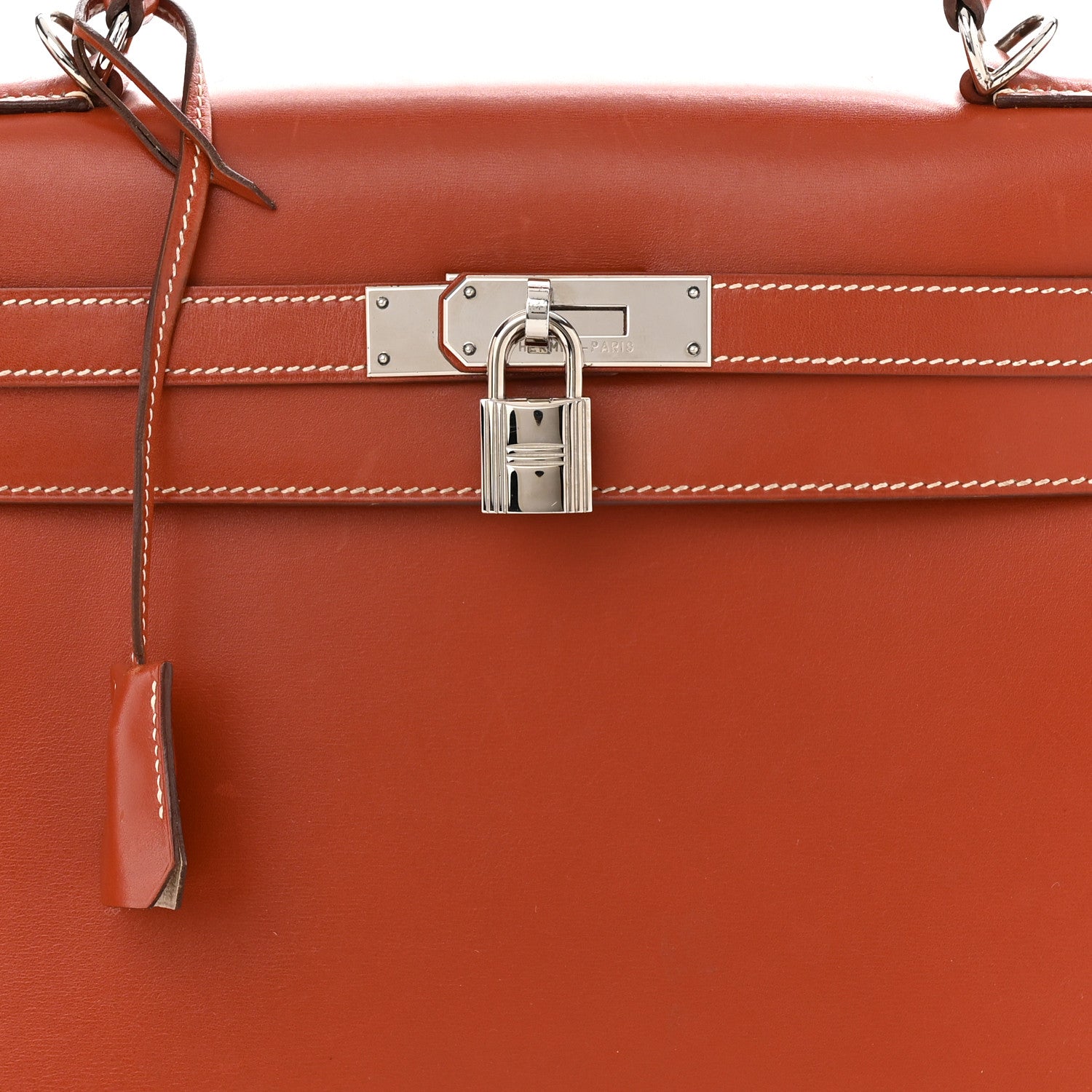 Hermes Box Kelly Sellier 32 Brique 8 of 13