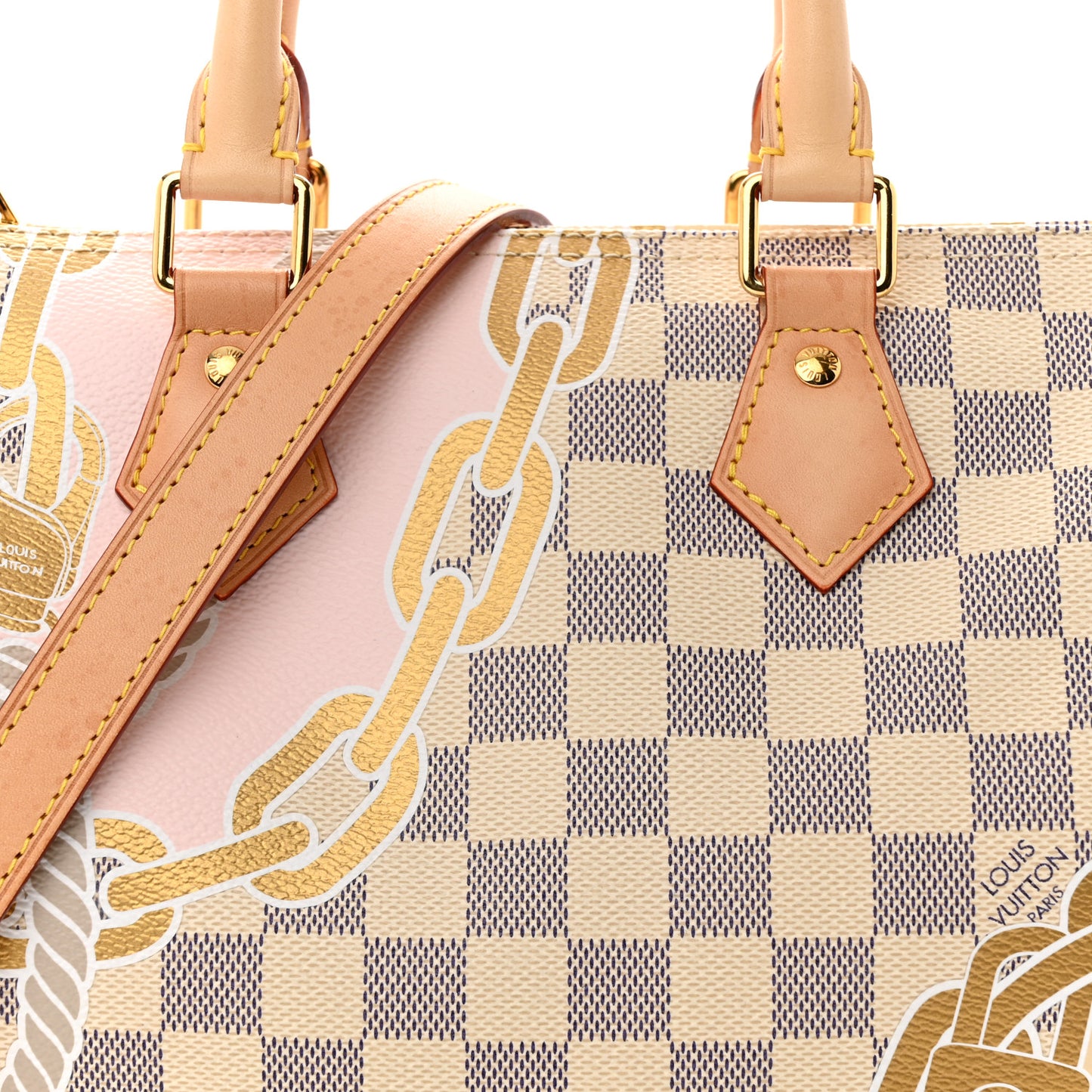 Damier Azur Nautical Speedy Bandouliere 25
