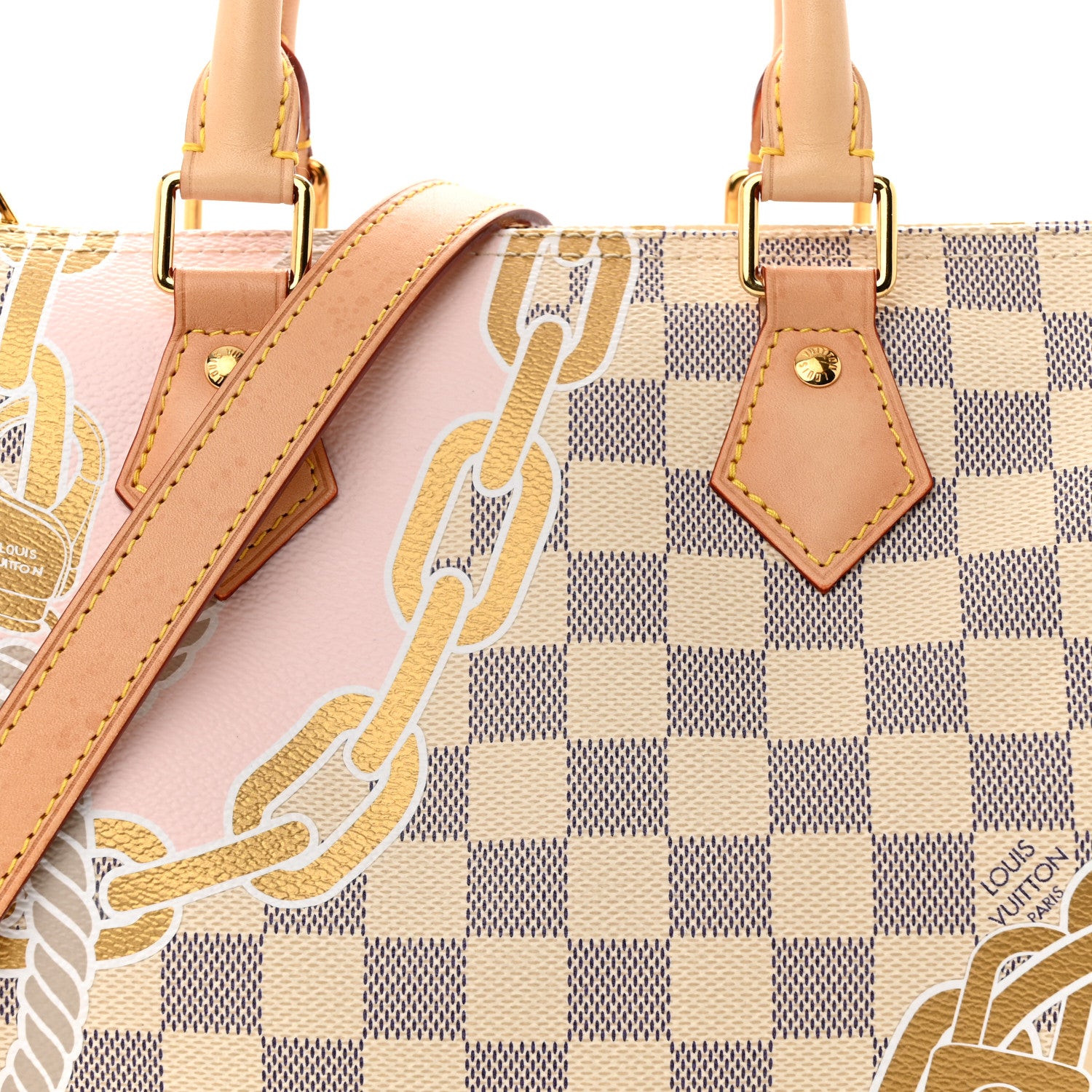 Louis Vuitton Damier Azur Nautical Speedy Bandouliere 25 7 of 14