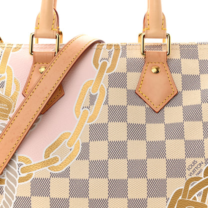 Louis Vuitton Damier Azur Nautical Speedy Bandouliere 25 7 of 14