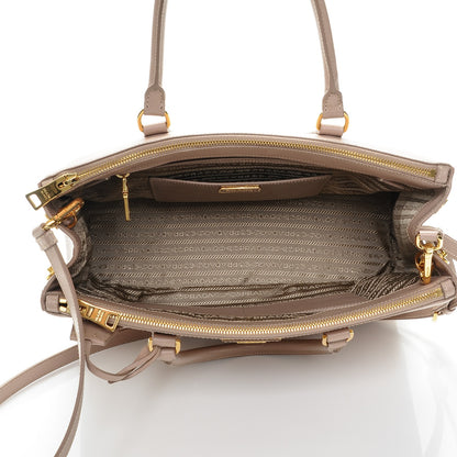 Prada Saffiano Medium Galleria Double Zip Tote Cammeo 5 of 8