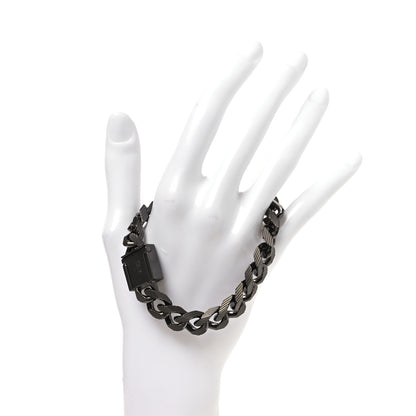 Fendi Ruthenium FF Link Bracelet L 3 of 8