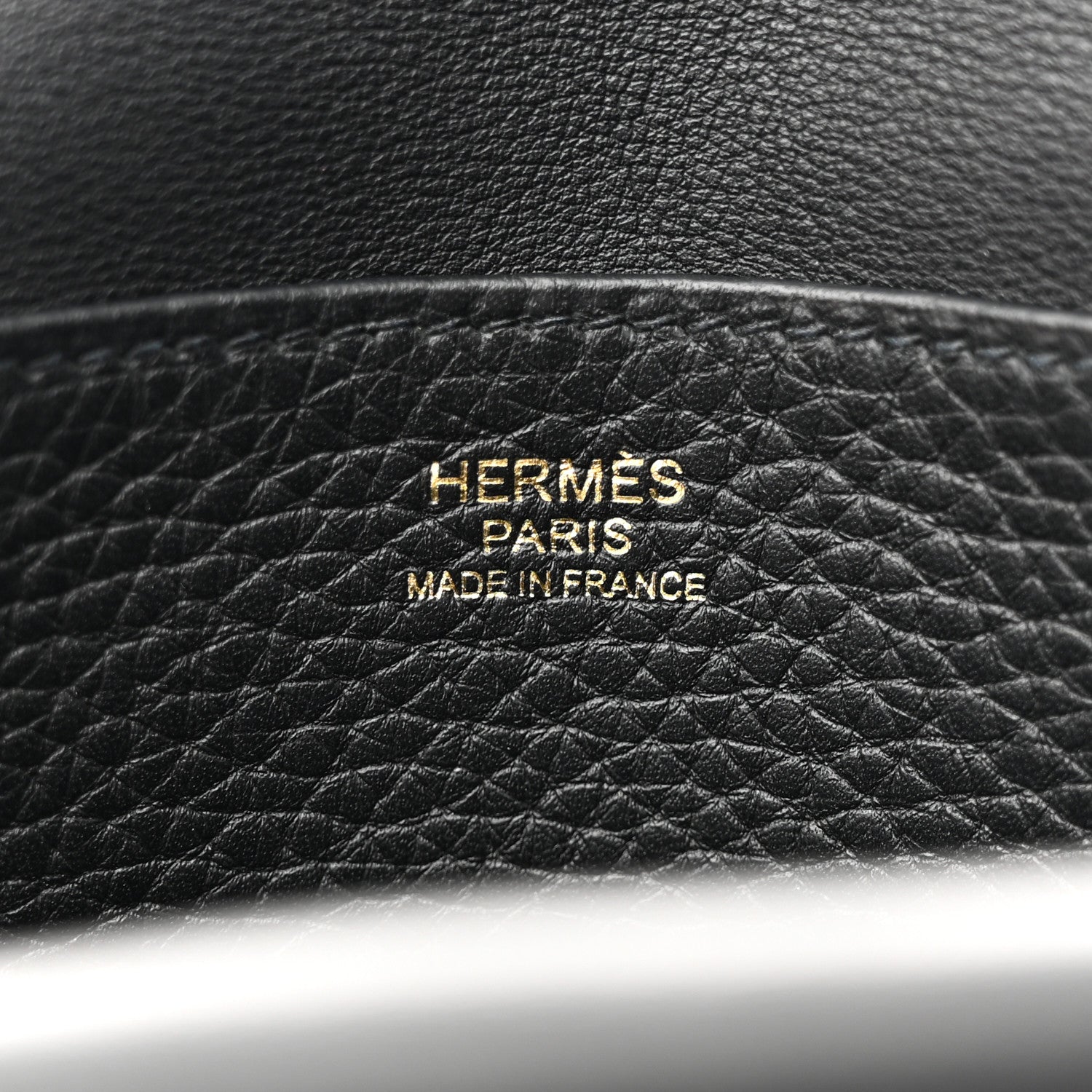 Hermes Taurillon Clemence Halzan 25 Black 6 of 11