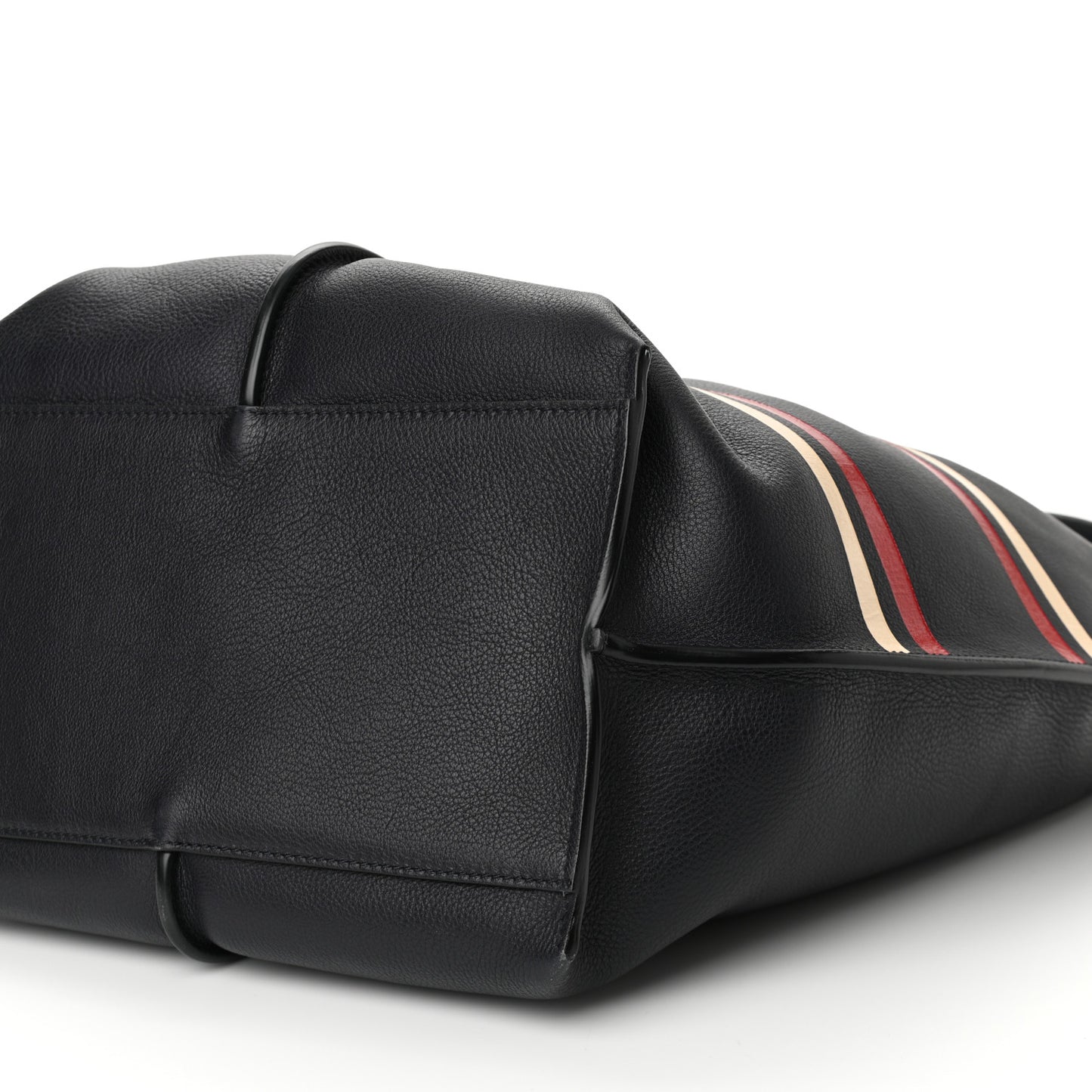 Smooth Calfskin Medium Vick Tote Full Blue