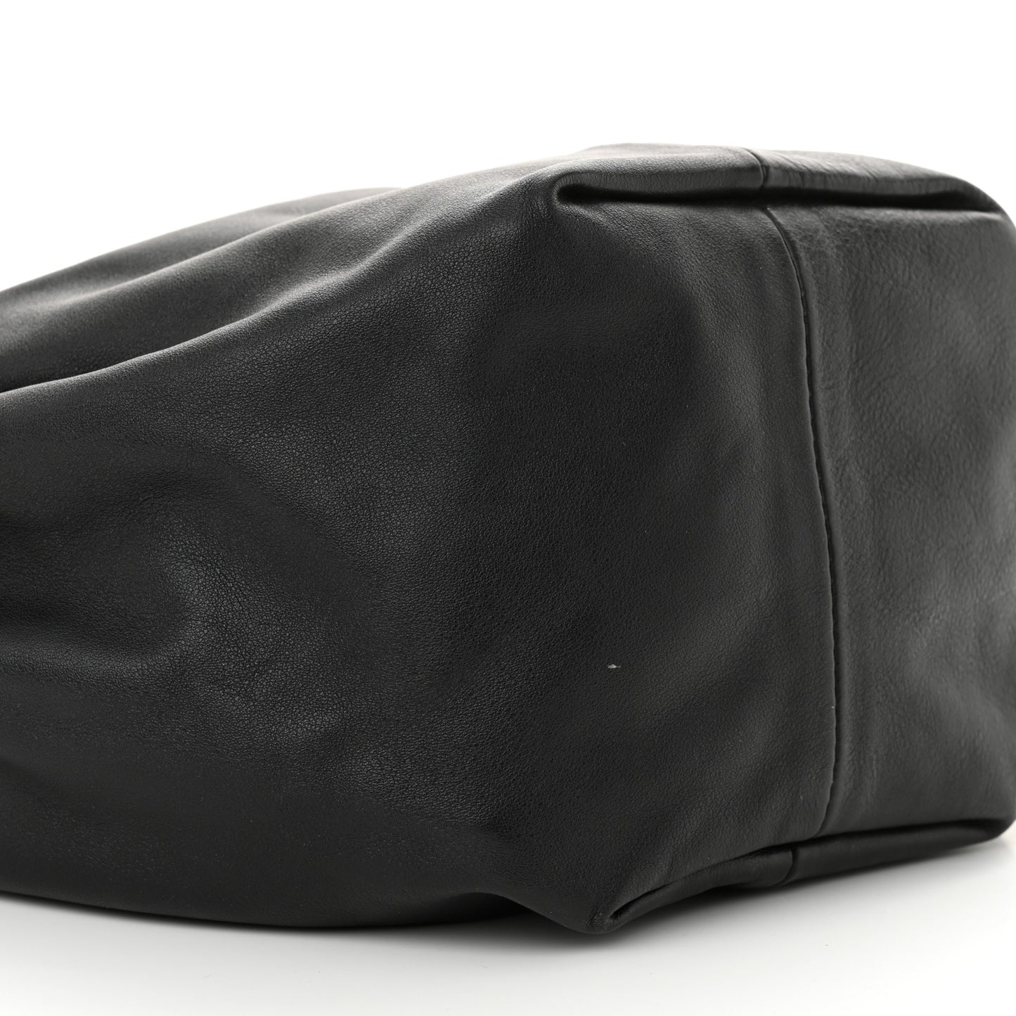 Calfskin Teen Double Knot Hobo Black