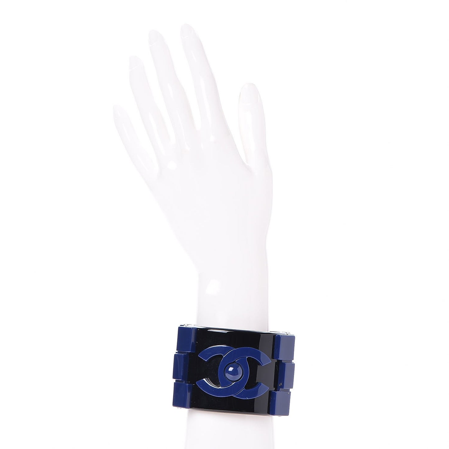 Plexiglass Lego Boy Cuff Black Blue