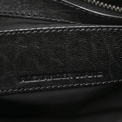 Alexander Wang Pebbled Lambskin Rocco Black Silver Hardware 6 of 12