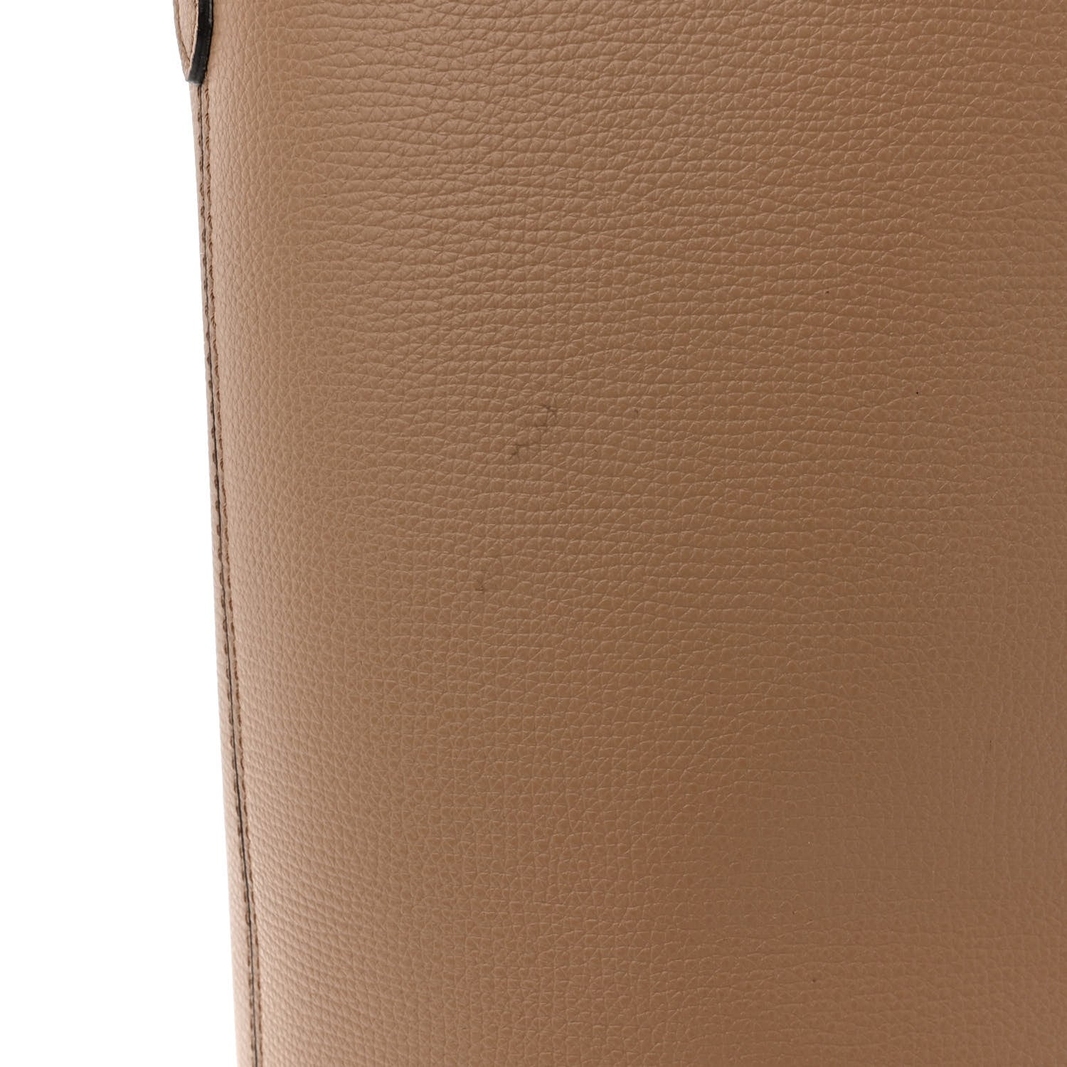 Burberry Grainy Calfskin Haymarket Check Medium Reversible Tote Camel 18 of 18
