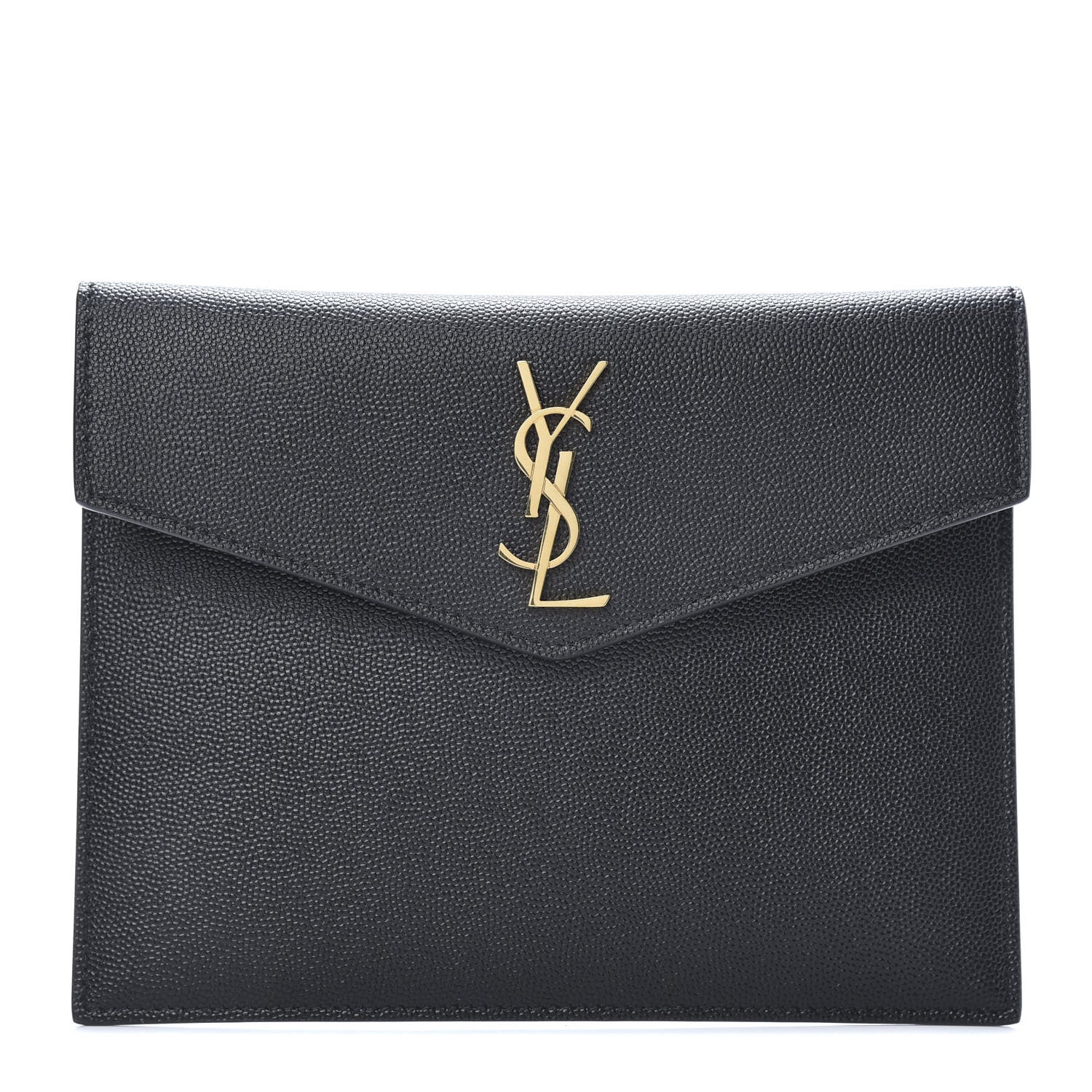 Saint Laurent Grain De Poudre Uptown Baby Pouch Black 1 of 8
