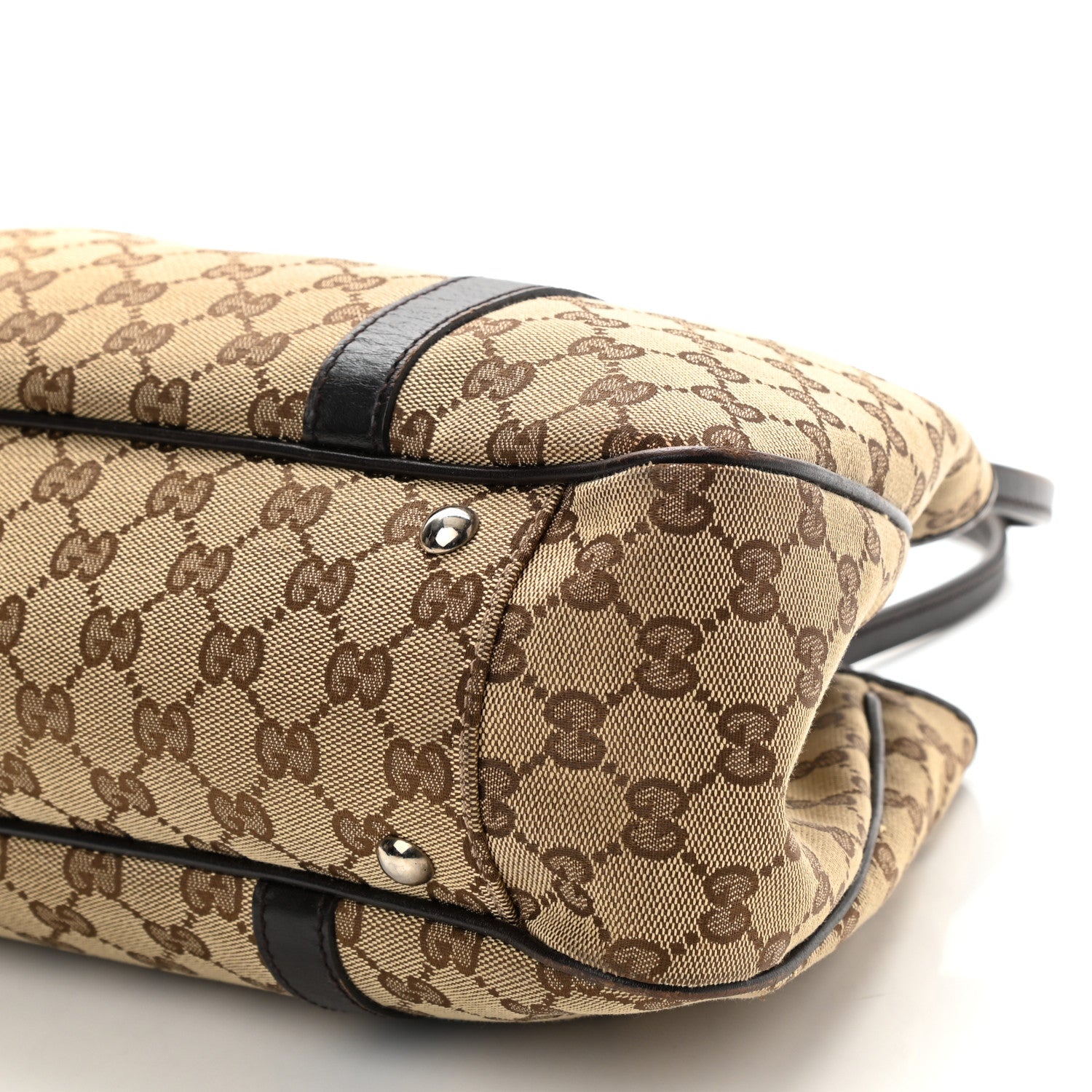 Gucci Monogram Medium Twins Tote Dark Brown 8 of 9