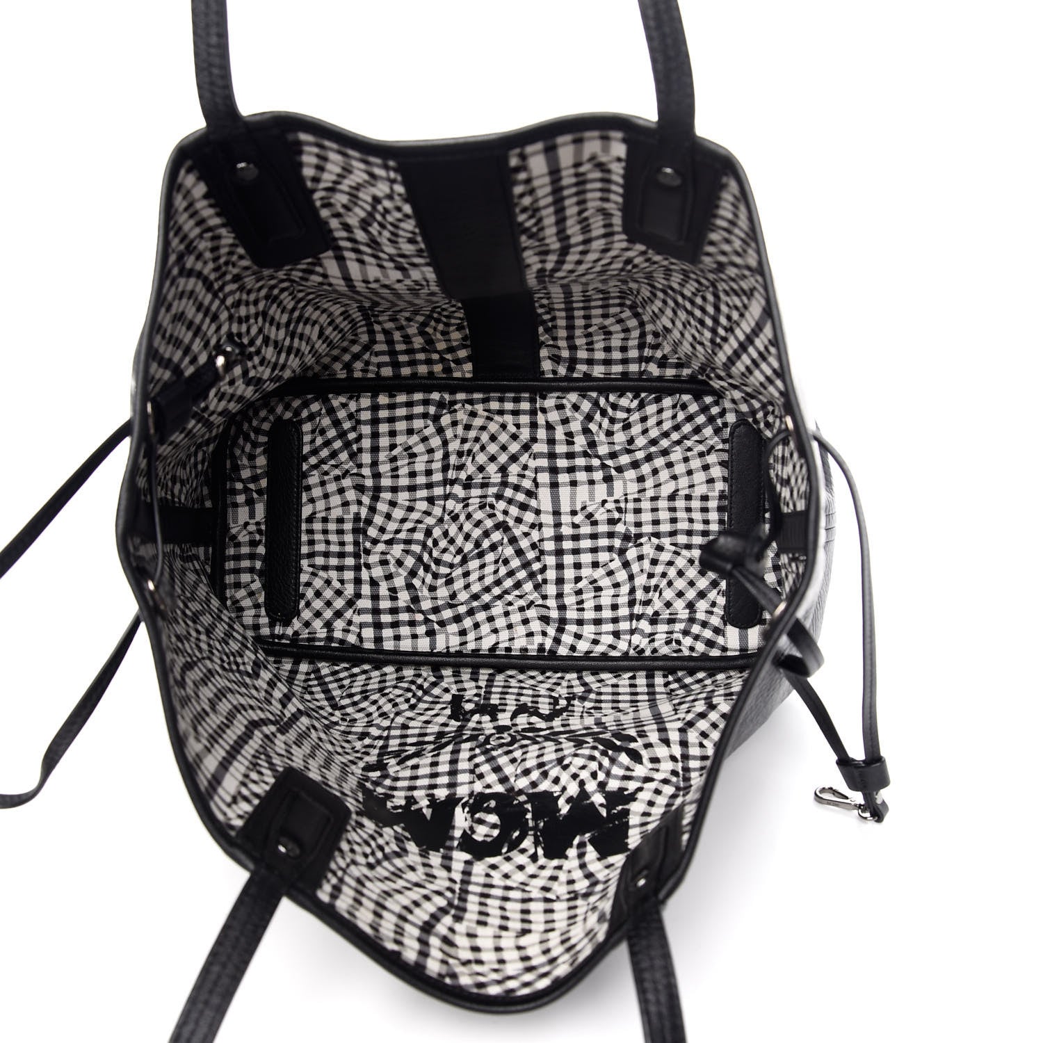 MCM Visetos Medium Liz Reversible Shopper Tote Black 8 of 14