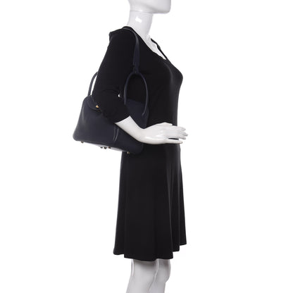 Hermes Taurillon Clemence Lindy 26 Bleu Nuit 2 of 10