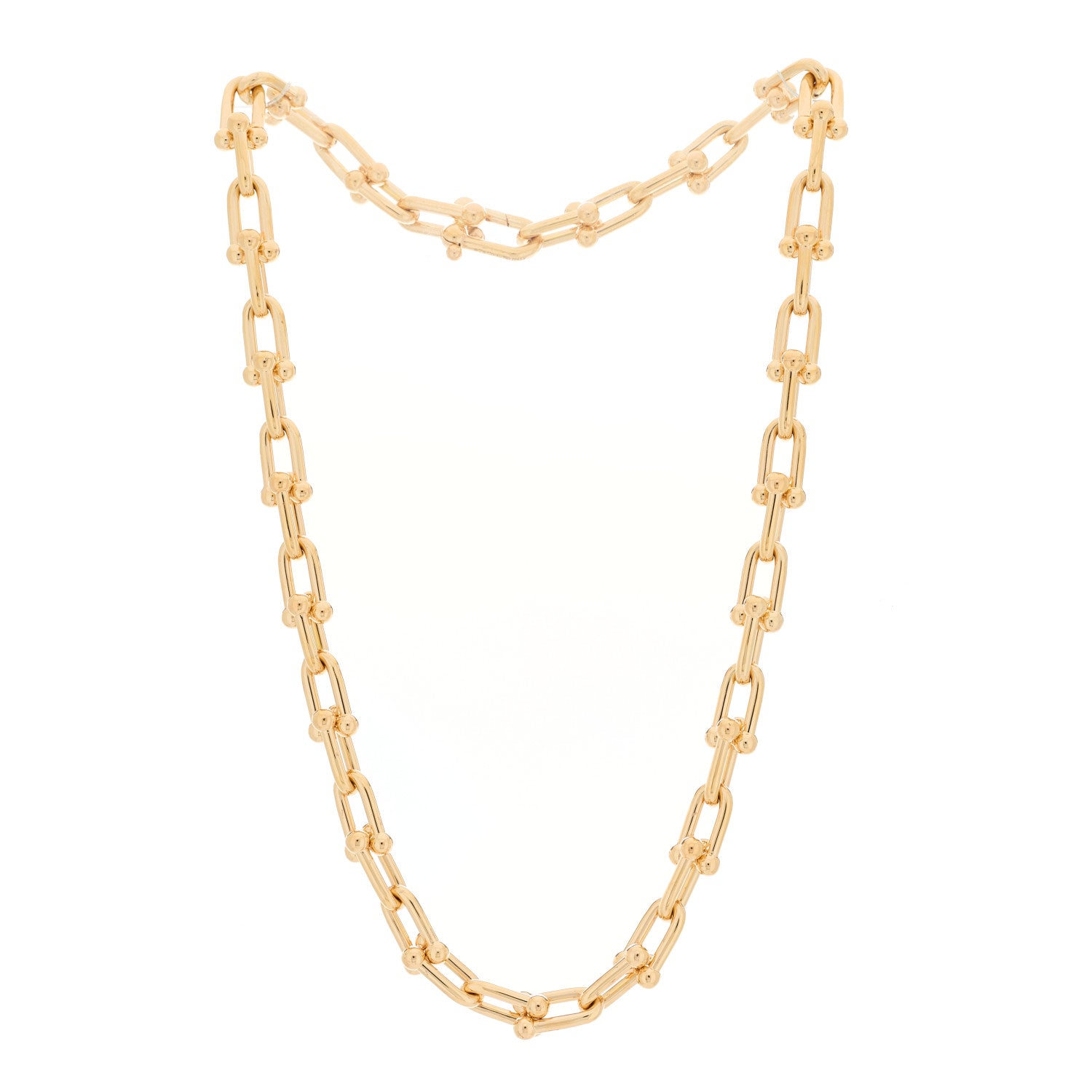 Tiffany 18K Rose Gold Medium HardWear Link Necklace 3 of 5