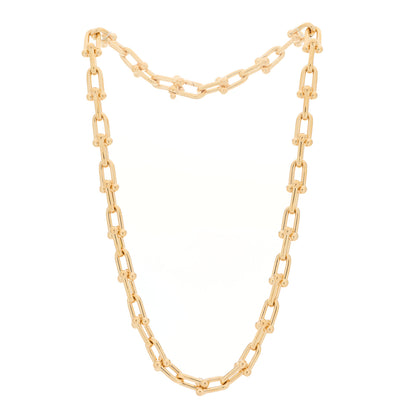 Tiffany 18K Rose Gold Medium HardWear Link Necklace 3 of 5