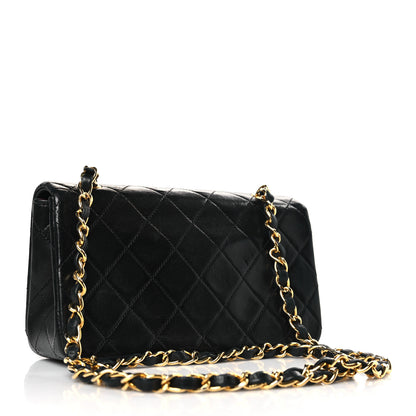 Chanel Lambskin Quilted Small Single Flap Black 3 of 9