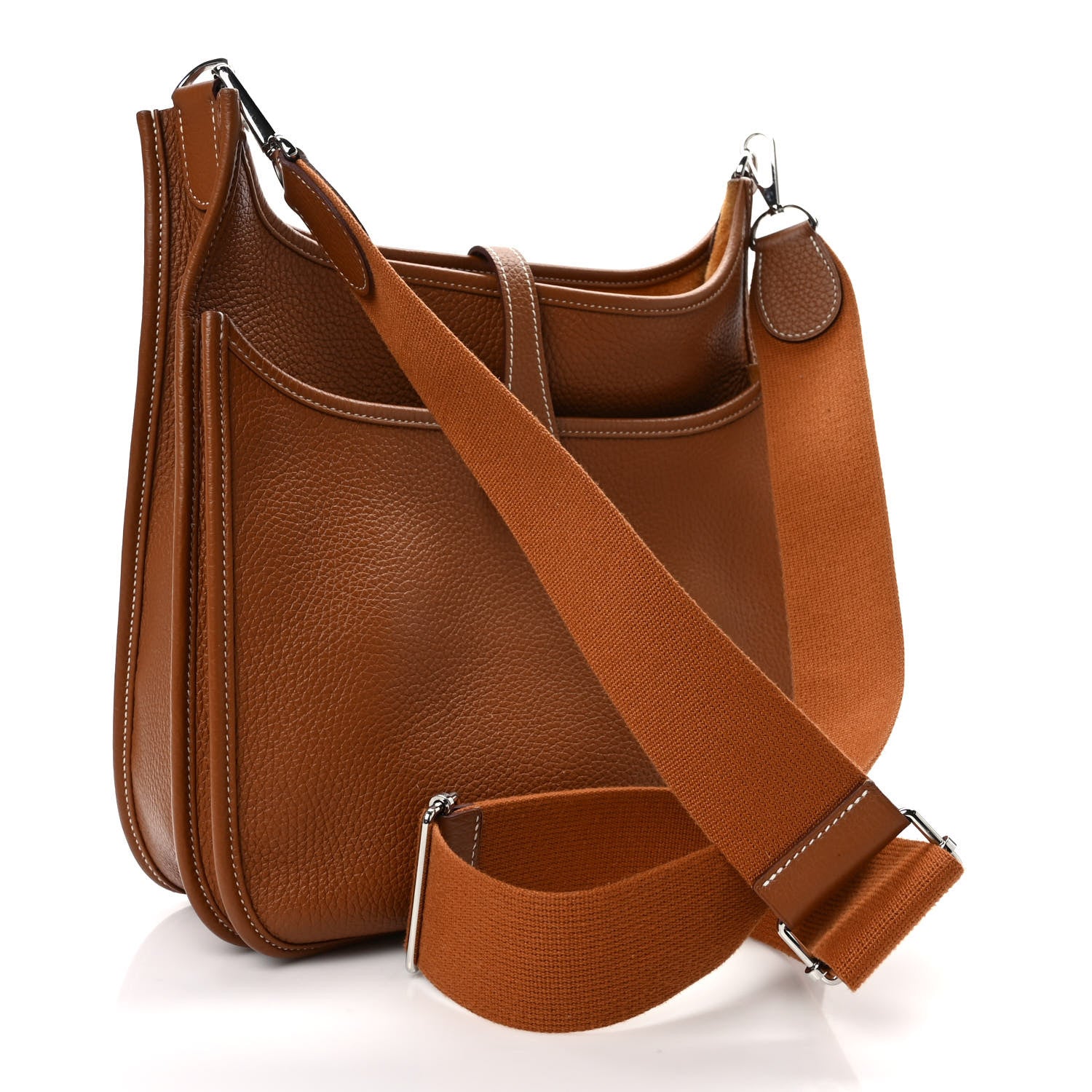 Hermes Taurillon Clemence Evelyne III PM Gold 3 of 9