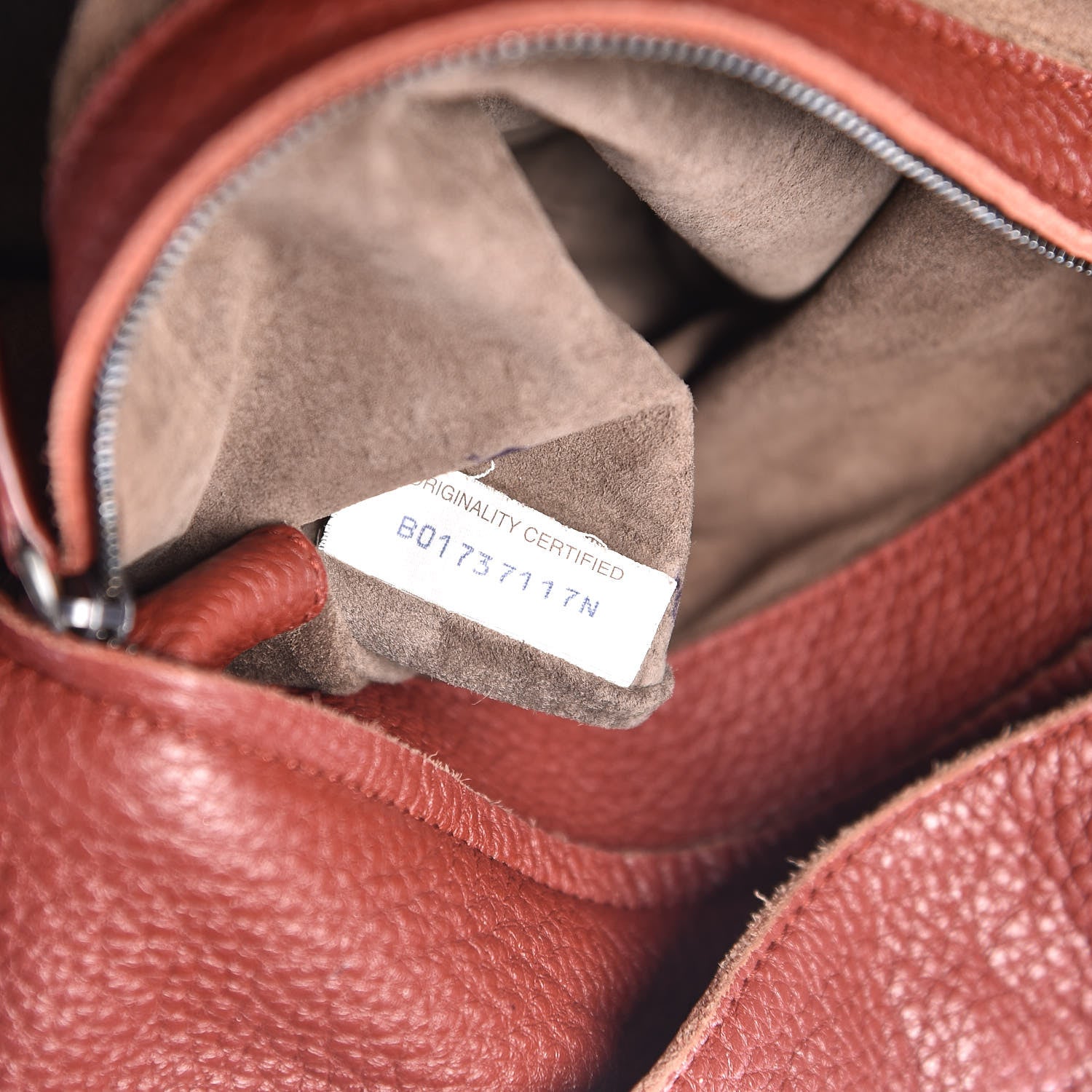 Bottega Veneta Washed Cervo Deerskin Large Hobo Brique 7 of 21