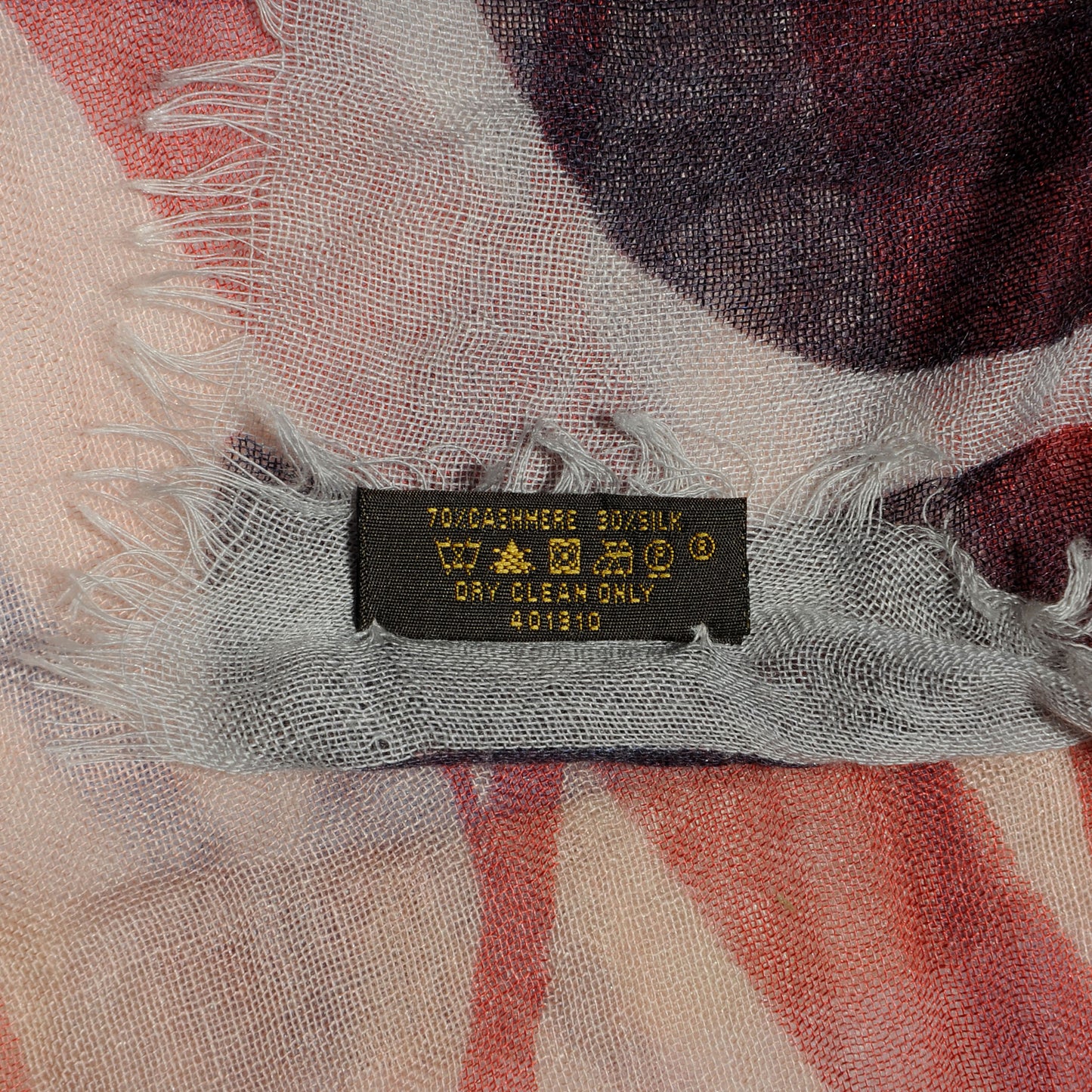 Retna Cashmere Silk Scarf Grey