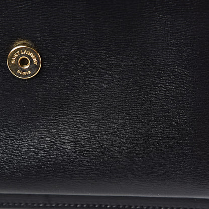 Saint Laurent Calfskin Medium Monogram Sunset Black 17 of 17