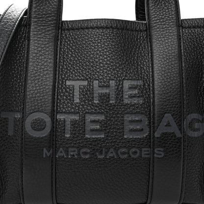 Marc Jacobs Grained Calfskin Small The Tote Bag Black 8 of 10