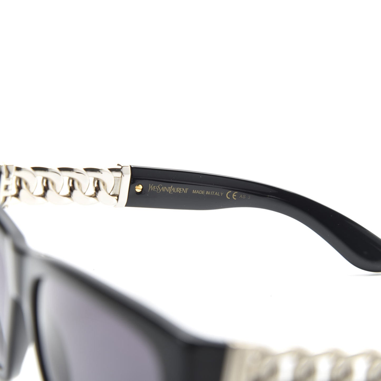 Acetate Chain 6373/S Sunglasses Black