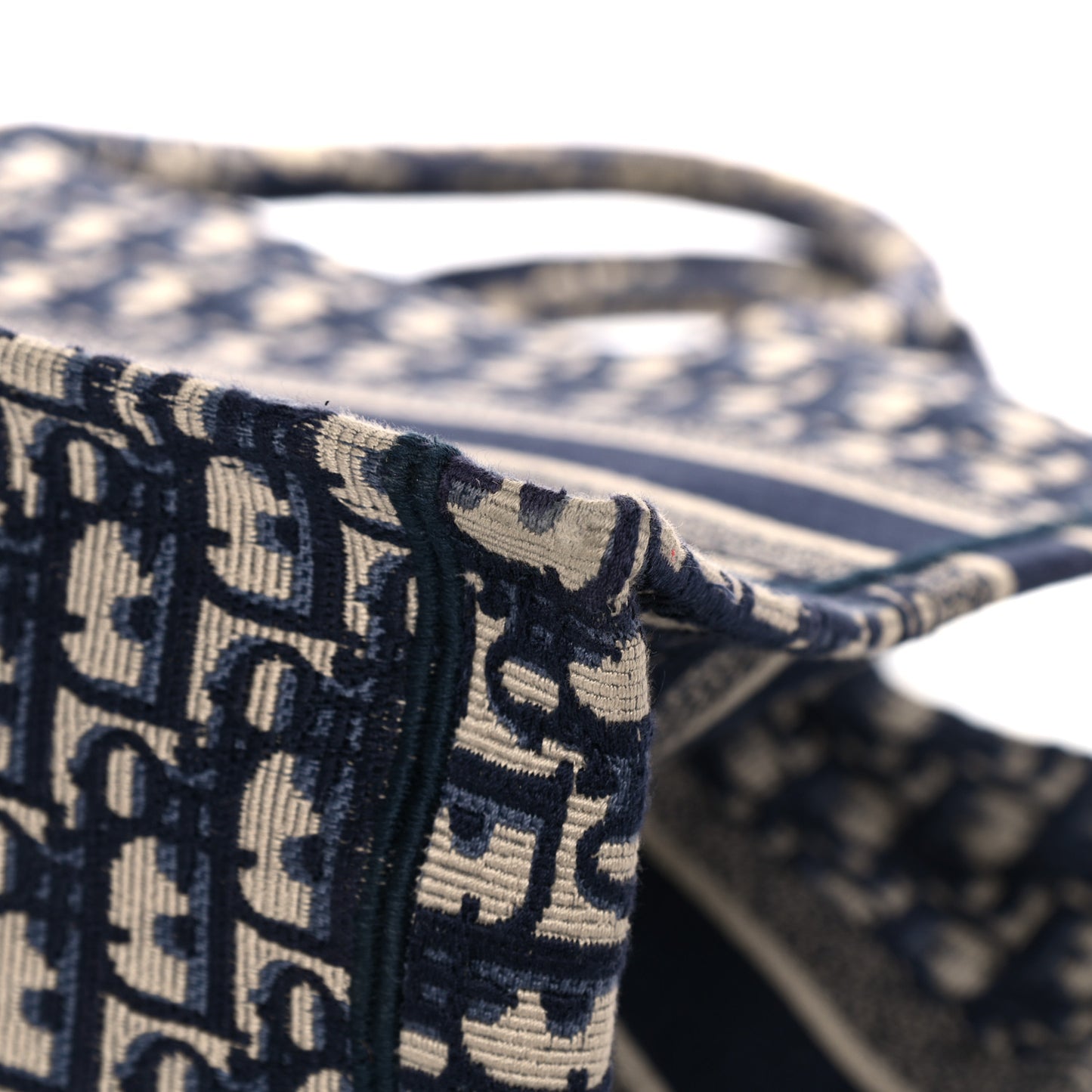 Oblique Medium Book Tote Blue Multicolor