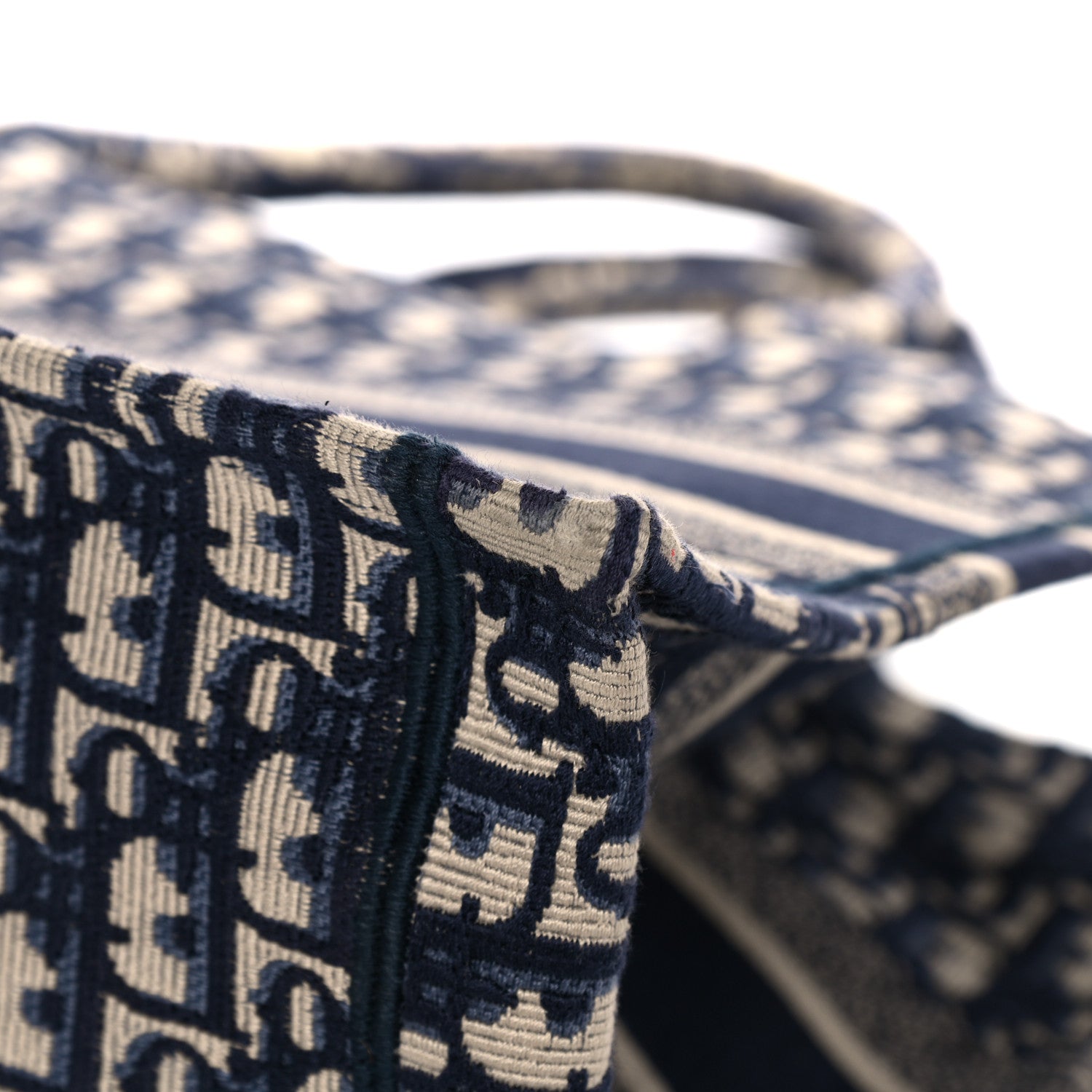 Christian Dior Oblique Medium Book Tote Blue Multicolor 11 of 15