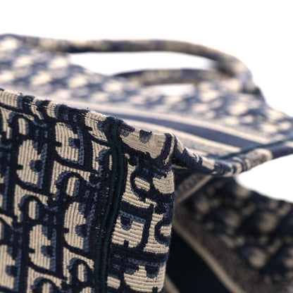 Christian Dior Oblique Medium Book Tote Blue Multicolor 11 of 15