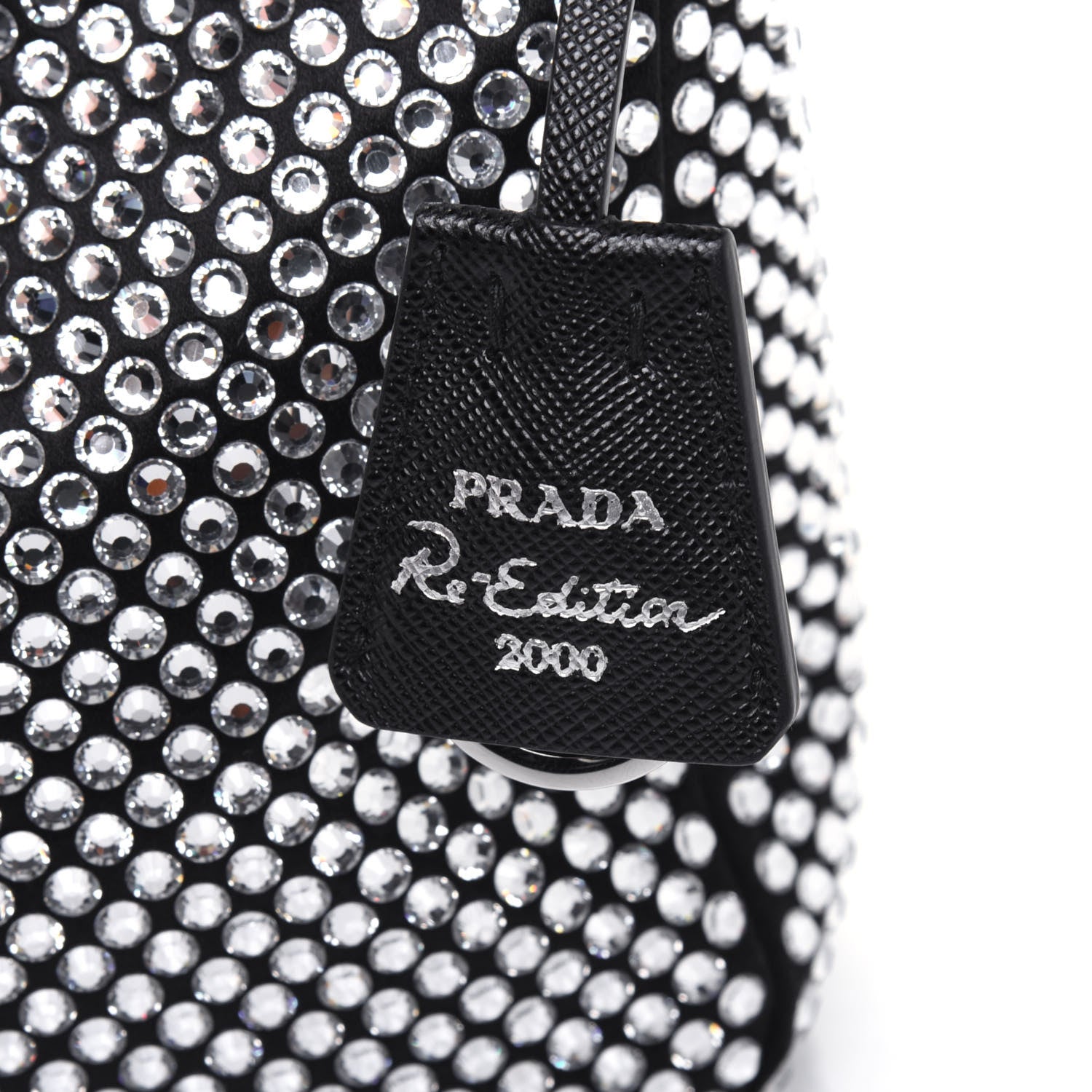 Prada Satin Crystal Mini Re-Edition 2000 Bag Cristal 10 of 11