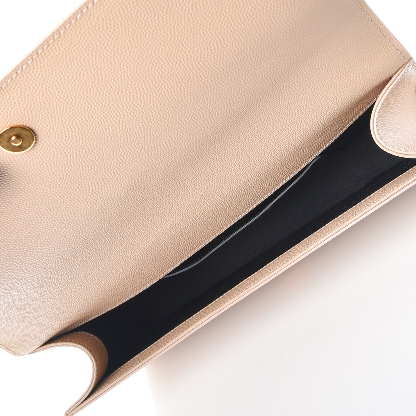 Grain De Poudre Classic Monogram Cassandre Clutch Nude
