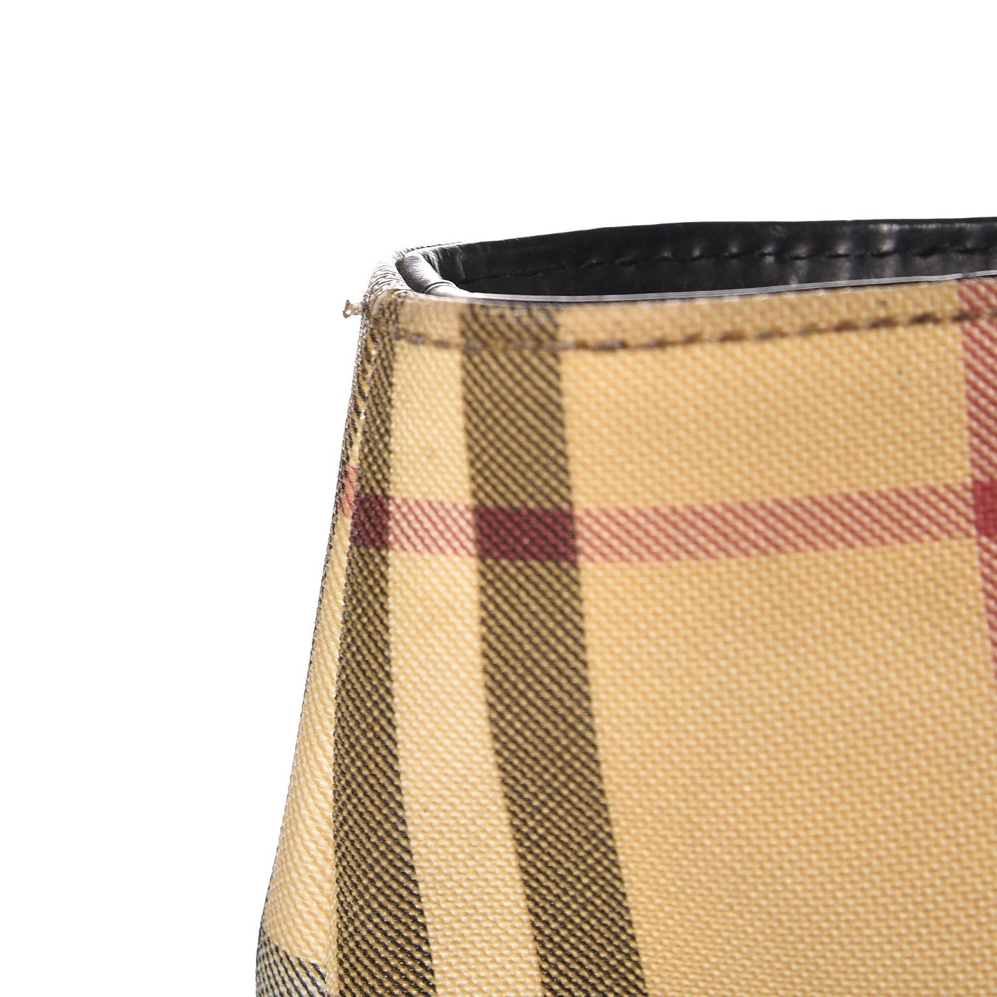 House Check Medium Tote Black