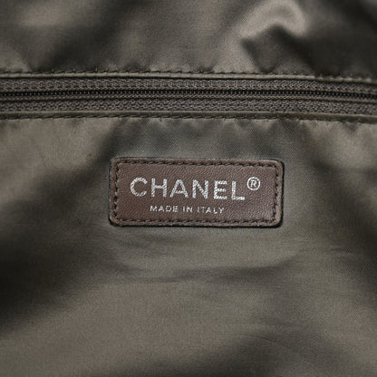 Chanel Glazed Caviar Reissue Double Pocket In The City Tote Black 6 of 13
