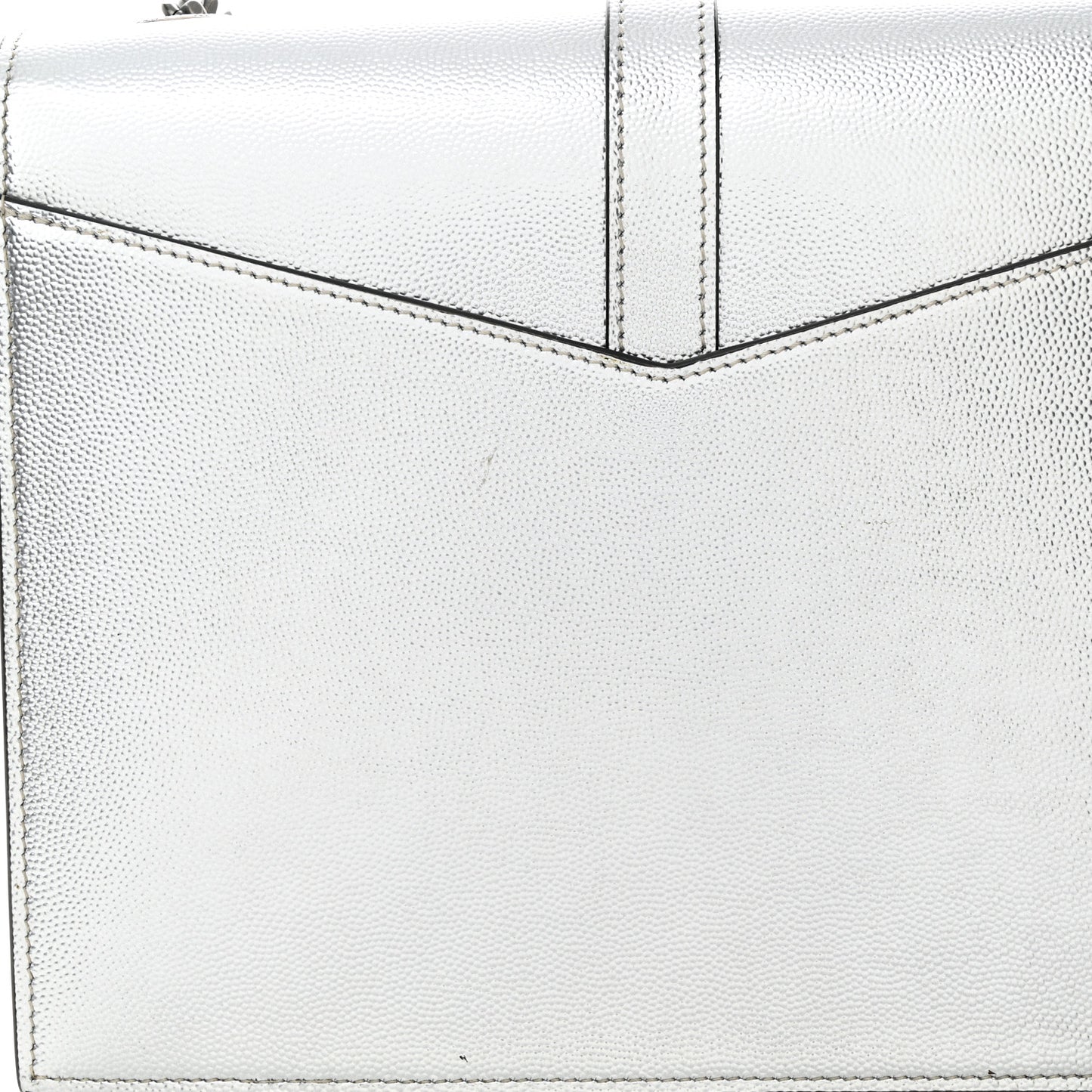 Grain De Poudre Monogram Medium Sulpice Shoulder Bag Silver