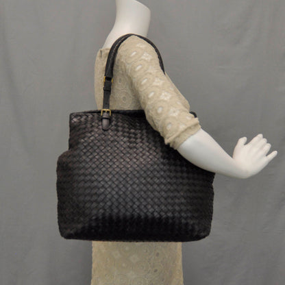 Bottega Veneta Nappa Intrecciato Tote Nero Black 2 of 7