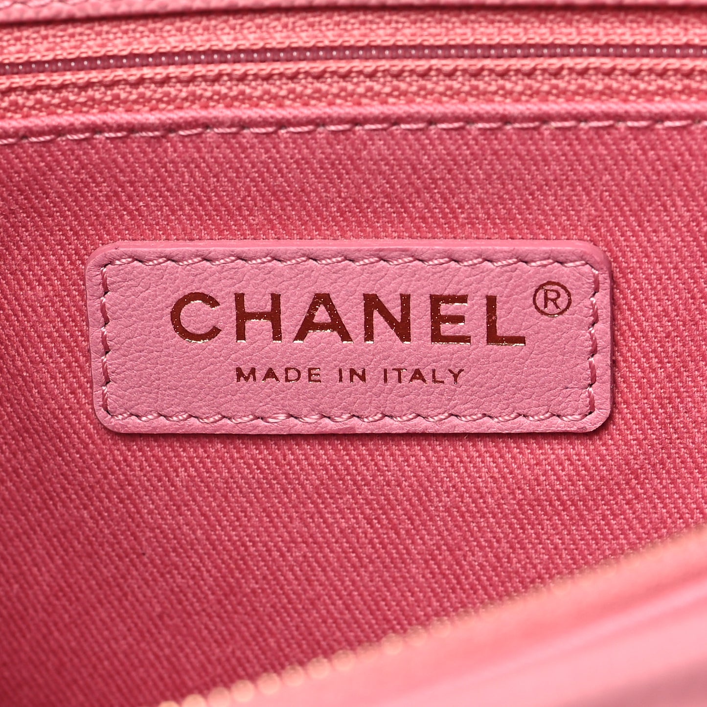 Caviar Chevron Quilted Small Coco Handle Flap Pink